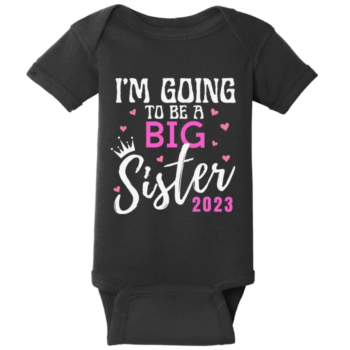 I'm Going To Be A Big Sister Pregnancy Announcement Promoted Baby Bodysuit