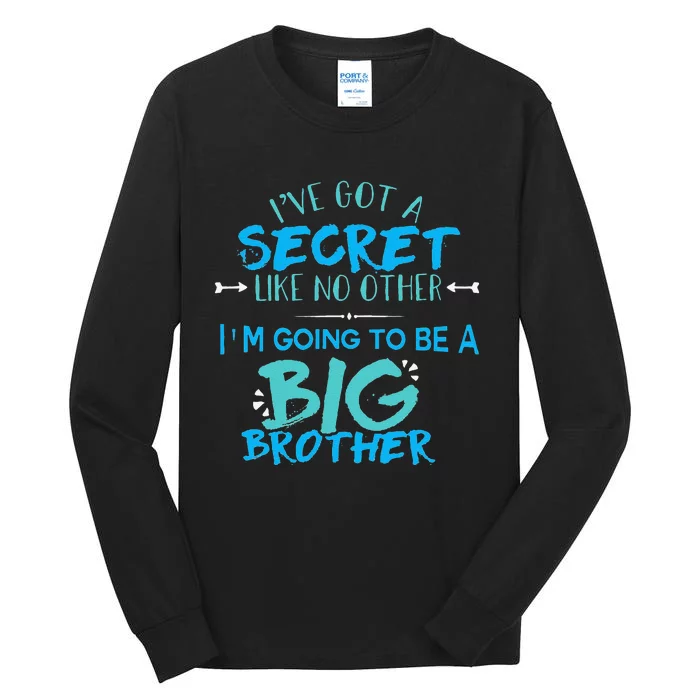 I'm Going To Be A Big Brother Pregnancy Reveal Tall Long Sleeve T-Shirt