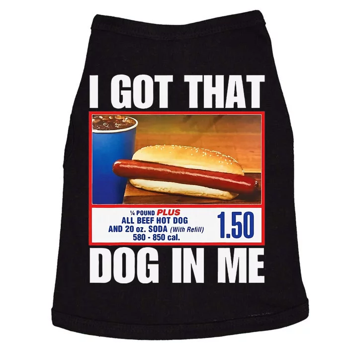 I Got That Dog In Me Funny Hotdogs Combo Mom Dad Doggie Tank