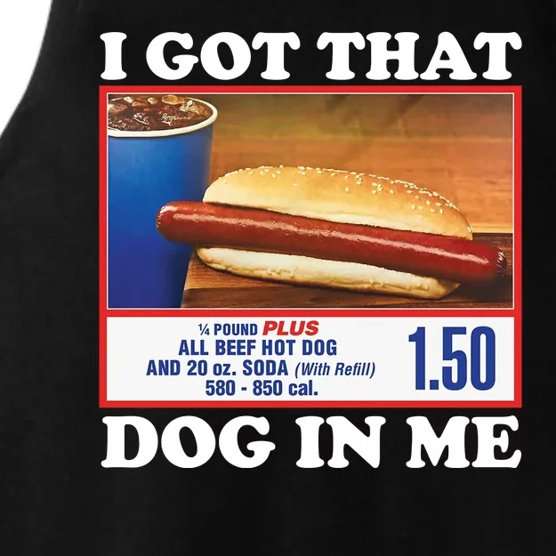 I Got That Dog In Me Costco Ladies Tri-Blend Wicking Tank