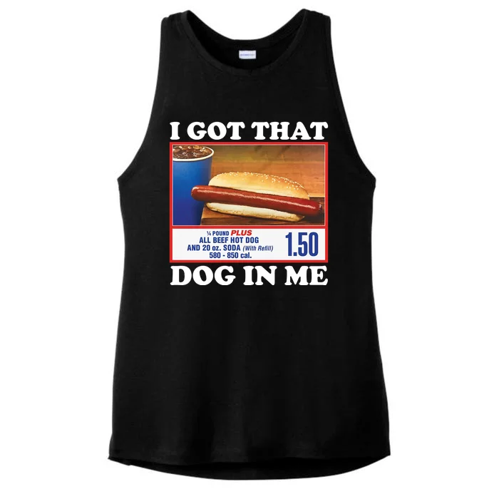 I Got That Dog In Me Costco Ladies Tri-Blend Wicking Tank