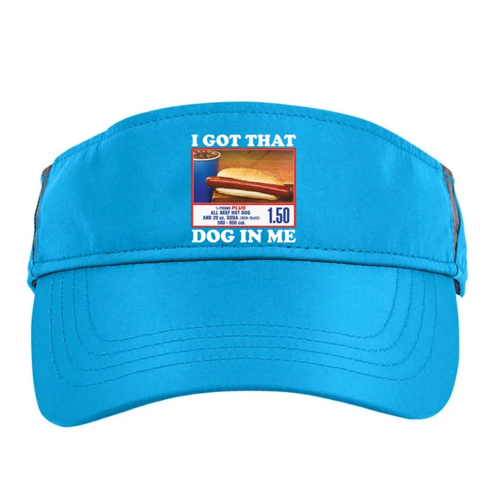 I Got That Dog In Me Costco Adult Drive Performance Visor