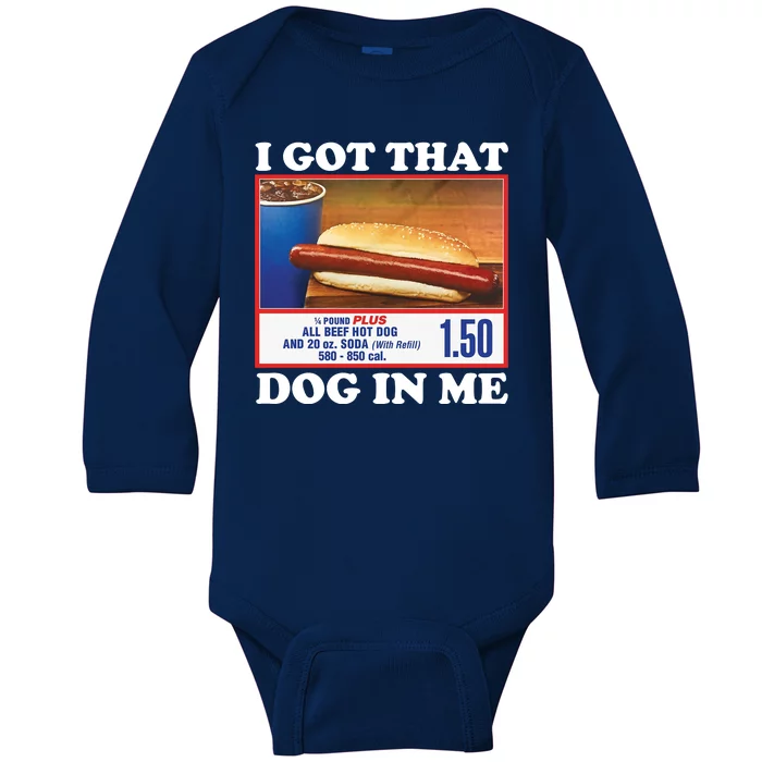 I Got That Dog In Me Costco Baby Long Sleeve Bodysuit