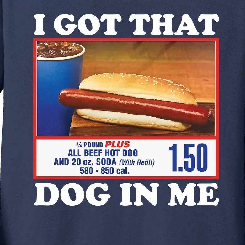 I Got That Dog In Me Costco Kids Long Sleeve Shirt