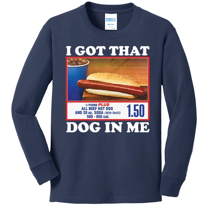 I Got That Dog In Me Costco Kids Long Sleeve Shirt