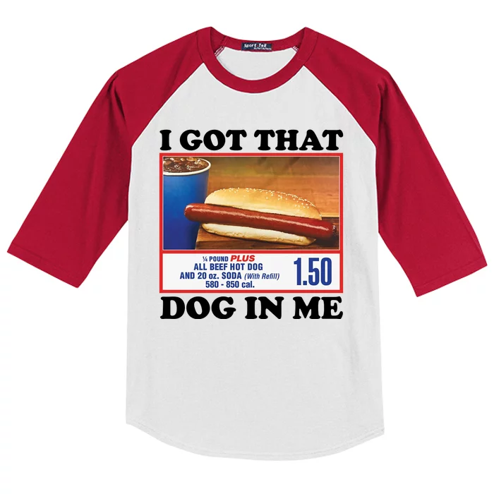 I Got That Dog In Me Costco Kids Colorblock Raglan Jersey