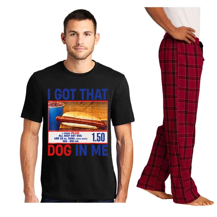 I Got That Dog In Me Funny Hotdogs Combo 4th Of July Dad Mom Pajama Set