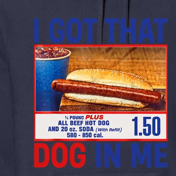 I Got That Dog In Me Funny Hotdogs Combo 4th Of July Dad Mom Premium Hoodie