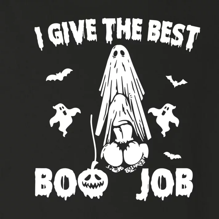 I Give The Best Boo Job Funny Joke Halloween Inappropriate Toddler Long Sleeve Shirt