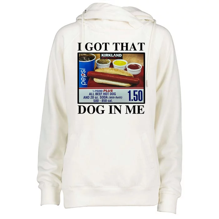 I Got That Dog In Me Womens Funnel Neck Pullover Hood