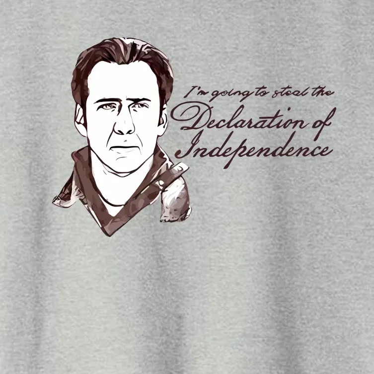 IM Going To Steal The Declaration Of Independence Women's Crop Top Tee