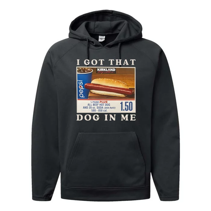 I Got That Dog In Me Performance Fleece Hoodie