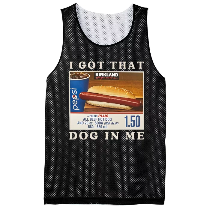 I Got That Dog In Me Mesh Reversible Basketball Jersey Tank