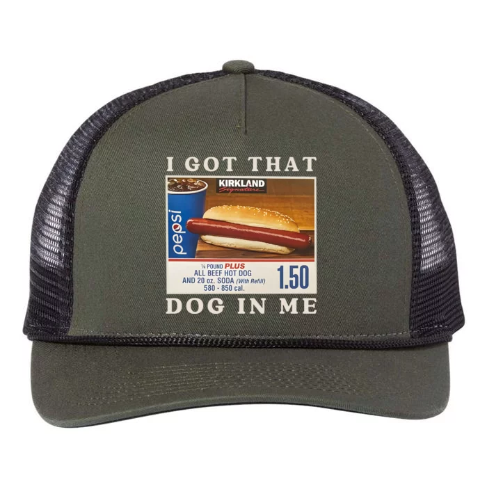 I Got That Dog In Me Retro Rope Trucker Hat Cap