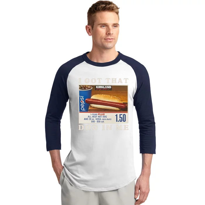 I Got That Dog In Me Baseball Sleeve Shirt