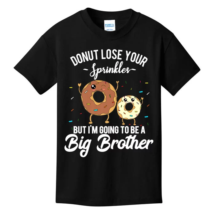 I'm Going To Be A Big Brother Pregnancy Announcement Quote Kids T-Shirt