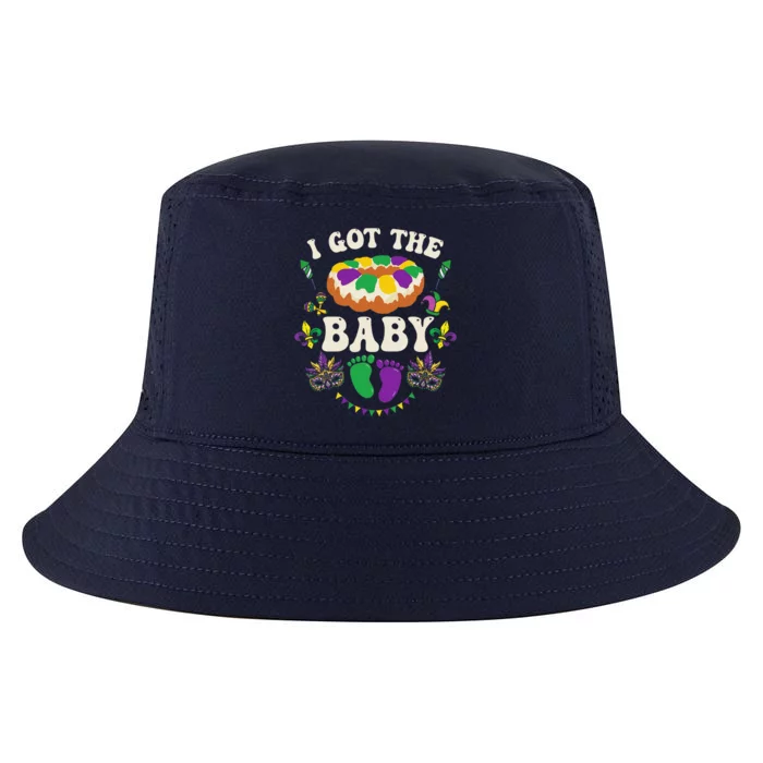 I Got The Baby Pregnancy Announcet Funny Mardi Gras Cool Comfort Performance Bucket Hat