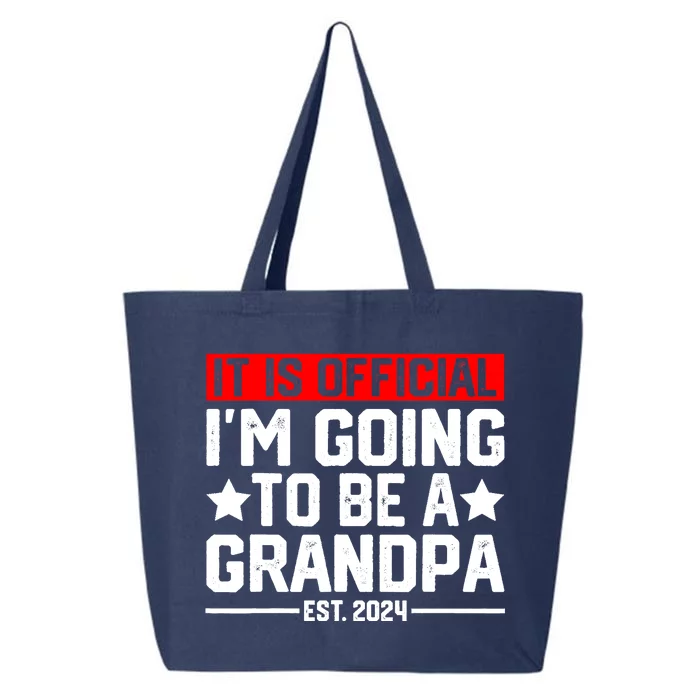 IM Going To Be A Grandpa 2024 New Grandpa 25L Jumbo Tote