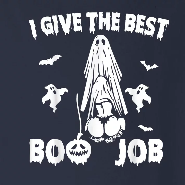 I Give The Best Boo Job Funny Toddler Long Sleeve Shirt