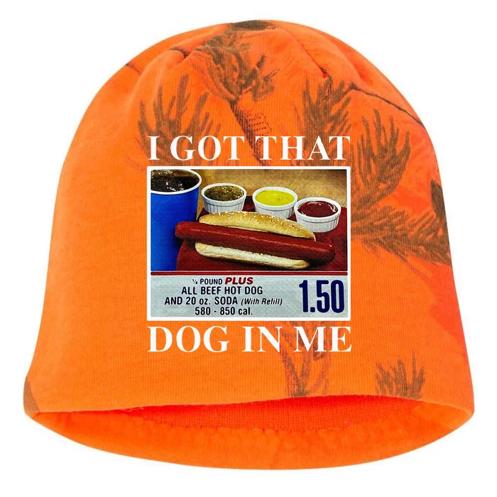 I Got That Dog In Me Funny Hot Dogs Combo Kati - Camo Knit Beanie