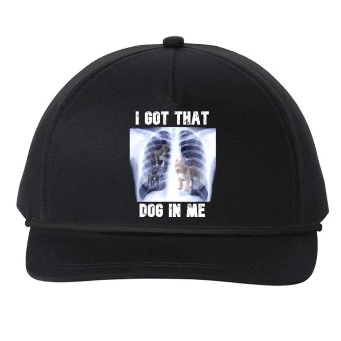 I Got That Dog In Me Xray Meme Snapback Five-Panel Rope Hat