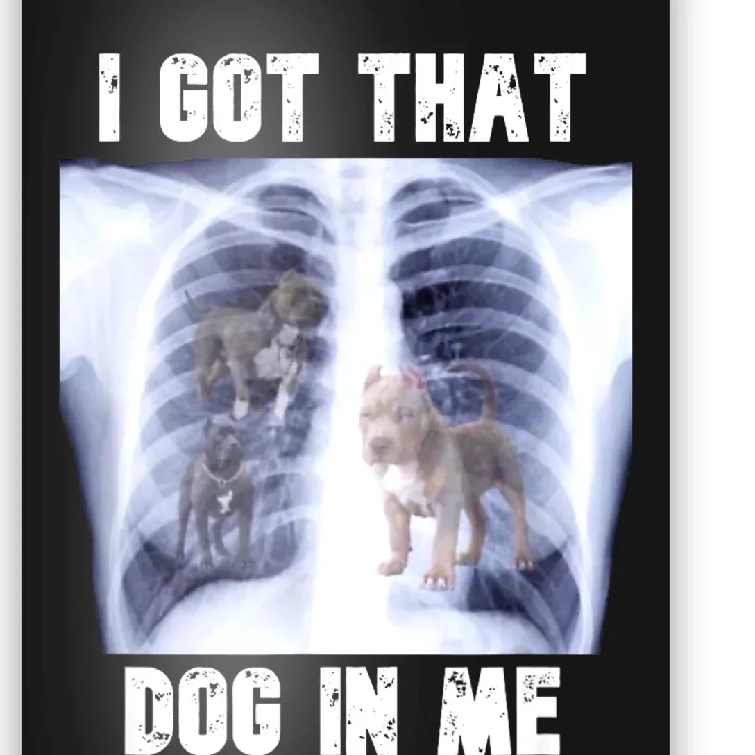 I Got That Dog In Me Xray Meme Poster