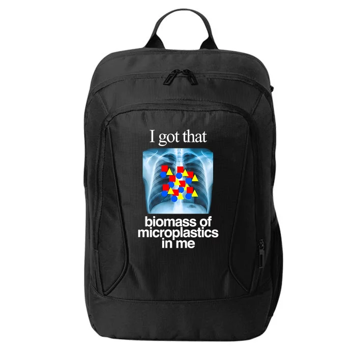 I Got That Biomass Of Microplastics In Me City Backpack