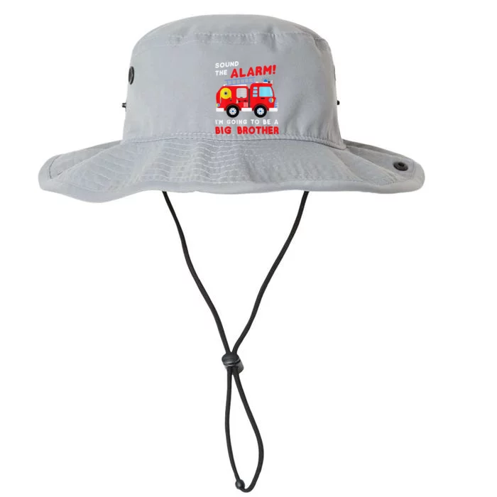 Im Going To Be A Big Brother Firetruck Baby Reveal Legacy Cool Fit Booney Bucket Hat