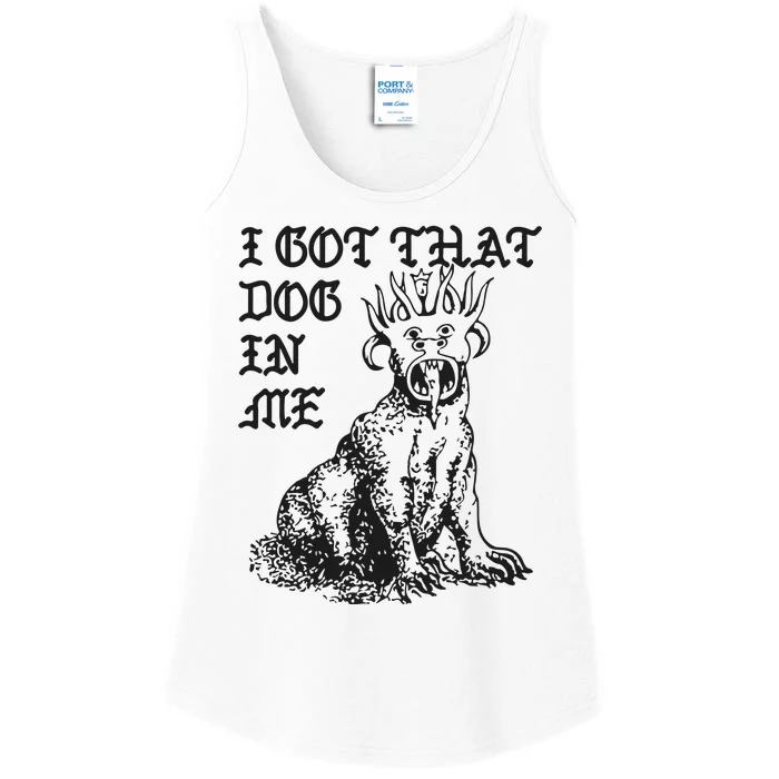 I Got That Dog In Me Ladies Essential Tank