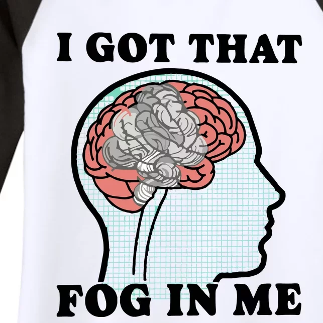 I Got That Fog In Me Women's Tri-Blend 3/4-Sleeve Raglan Shirt