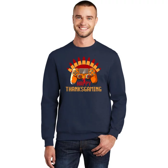 I'm Gamer Turkey Thanksgiving Autumn Dabbing Turkey Gaming Tall Sweatshirt