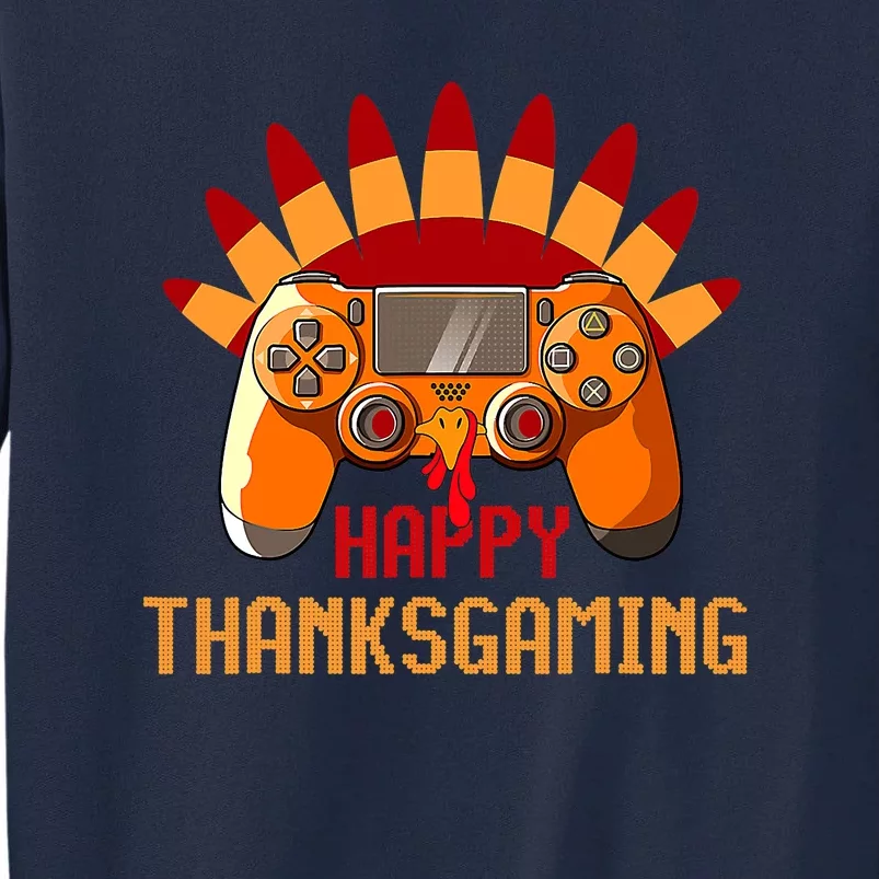 I'm Gamer Turkey Thanksgiving Autumn Dabbing Turkey Gaming Tall Sweatshirt