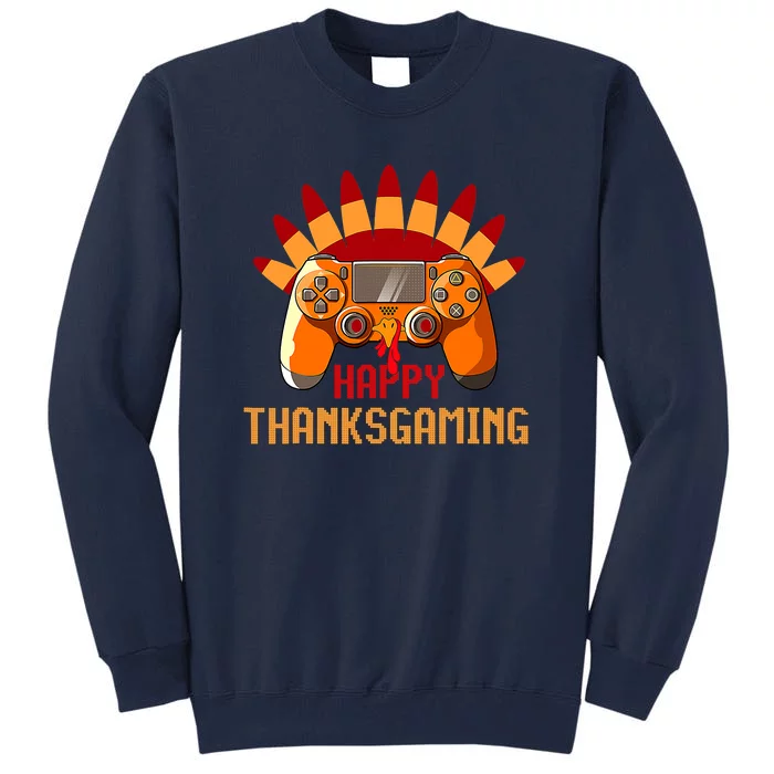 I'm Gamer Turkey Thanksgiving Autumn Dabbing Turkey Gaming Tall Sweatshirt