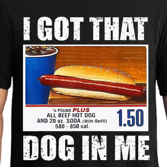 I Got That Dog In Me Funny Xray Meme Pajama Set