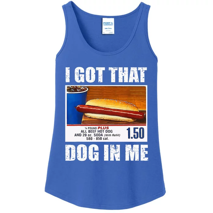 I Got That Dog In Me Funny Xray Meme Ladies Essential Tank