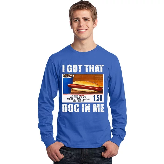 I Got That Dog In Me Funny Xray Meme Tall Long Sleeve T-Shirt