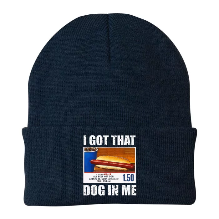 I Got That Dog In Me Funny Xray Meme Knit Cap Winter Beanie