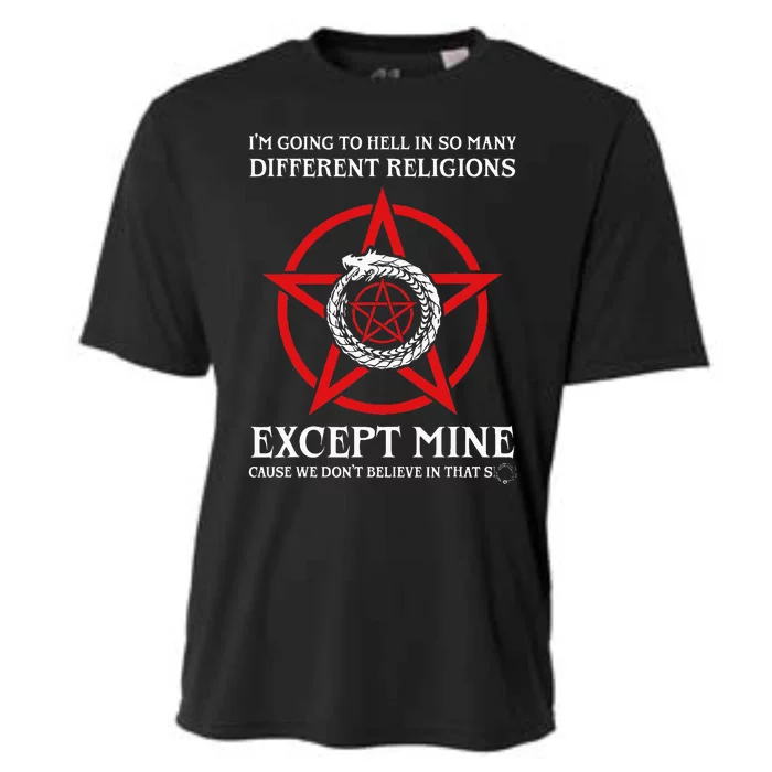 IM Going To Hell In So Many Different Religions Cooling Performance Crew T-Shirt