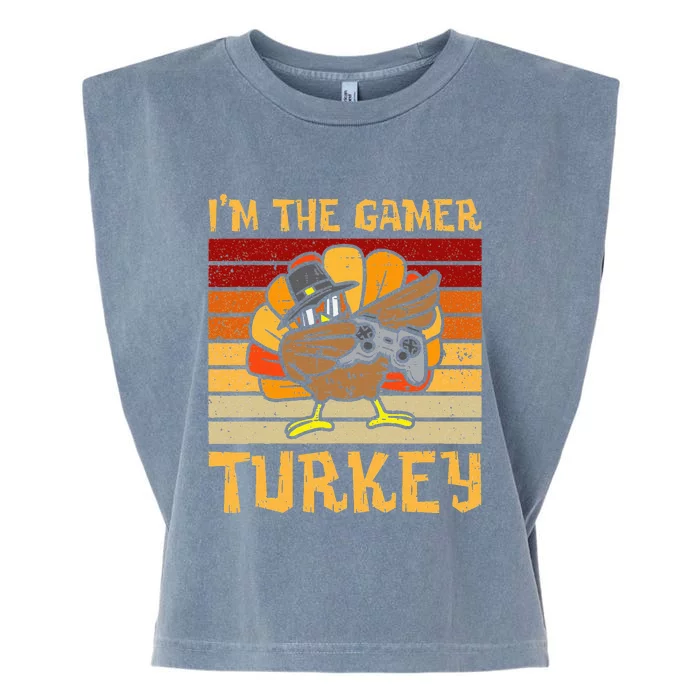 Im Gamer Turkey Thanksgiving Video Gaming Garment-Dyed Women's Muscle Tee