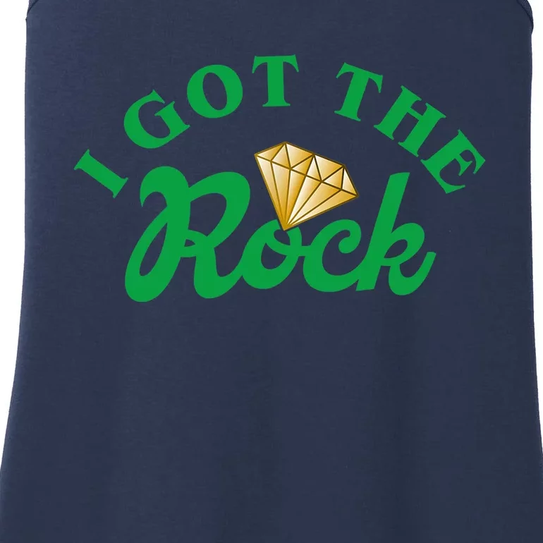 I Got The Rock Bachelorette Party Funny St Patricks Day Ladies Essential Tank