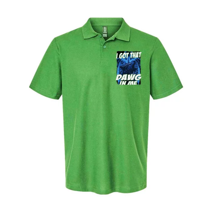 I Got That Dawg In Me Wolf Softstyle Adult Sport Polo