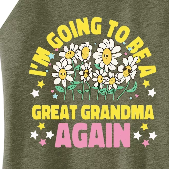 IM Going To Be A Great Grandma Again Women’s Perfect Tri Rocker Tank