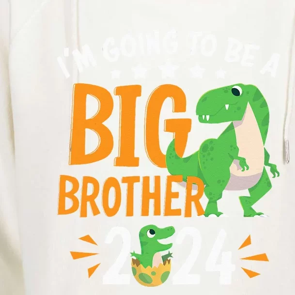 Im Going To Be A Big Brother 2024 Pregnancy Announcement Womens Funnel Neck Pullover Hood