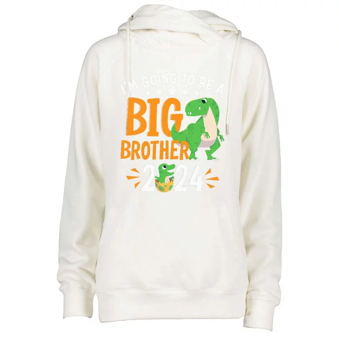 Im Going To Be A Big Brother 2024 Pregnancy Announcement Womens Funnel Neck Pullover Hood