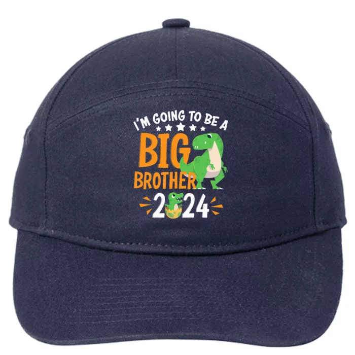 Im Going To Be A Big Brother 2024 Pregnancy Announcement 7-Panel Snapback Hat