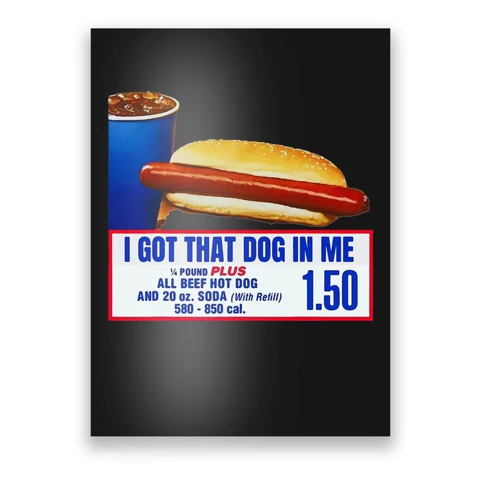 I Got That Dog In Me Vintage Sports Poster