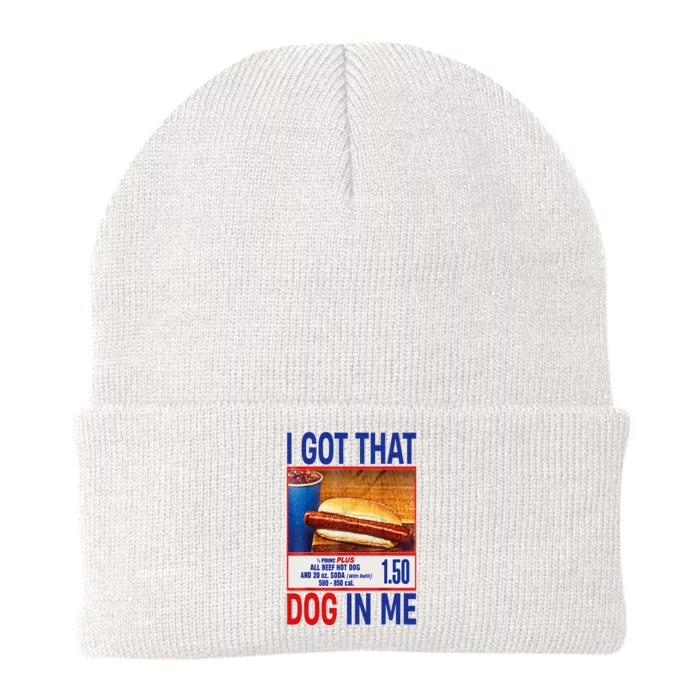 I Got That Dog In Me Funny Hotdogs Combo 4th Of July Dad Mom Knit Cap Winter Beanie