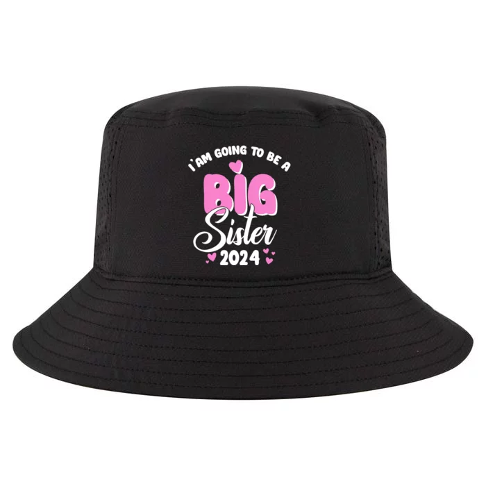 IM Going To Be A Big Sister 2024 Pregnancy Announcement Cool Comfort Performance Bucket Hat