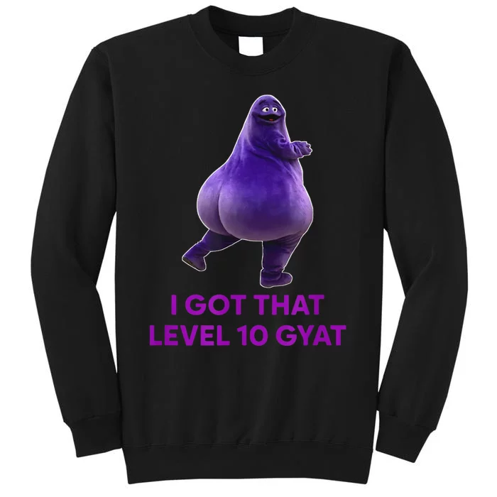 I Got That Level 10 Gyat Gyatt Meme Funny Meme Sweatshirt