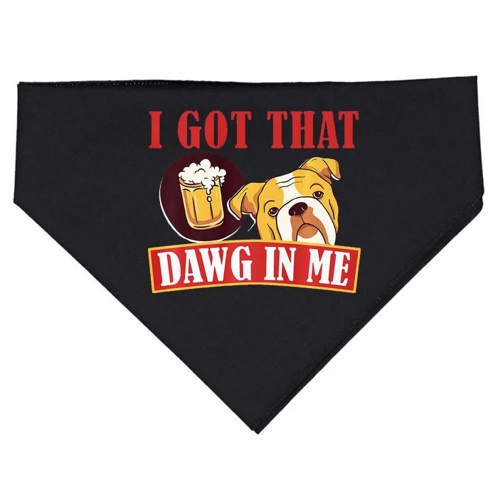 I Got That Dawg In Me Root Beer Dawg USA-Made Doggie Bandana